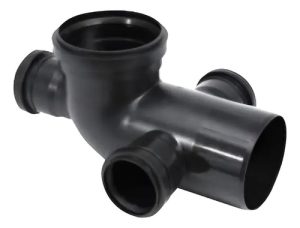 Codo Con 3 Acometidas Ortogonales De 110 A 63 Mm - Duratop