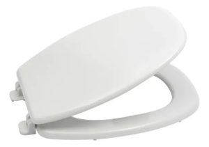 Asiento Tapa Inodoro Para Roca Monaco Ariel Herraje Nylon Blanco