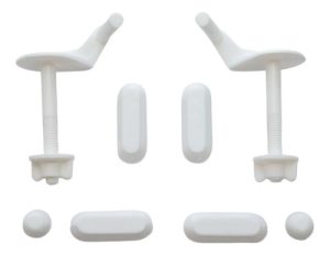 Kit Repuesto Herrajes Asiento Tope Ariel Original Pi 406 Blanco