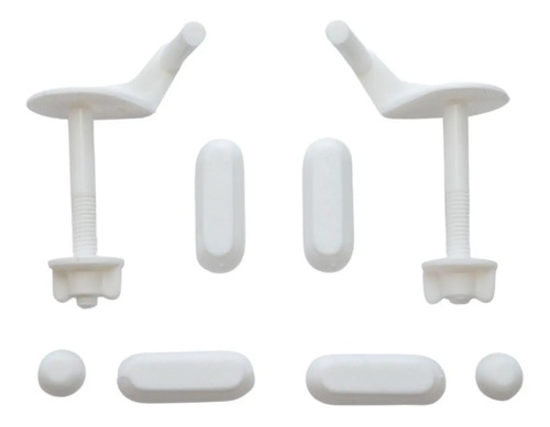 Kit Repuesto Herrajes Asiento Tope Ariel Original Pi 406 Blanco