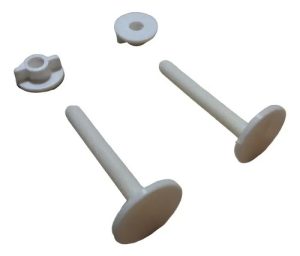 Tornillos Para Tapas De Inodoro Adaptable Pilar - Adriática Blanco