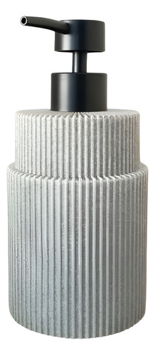 Dispenser Para Jabón Liquido Tramado Color Gris Gris
