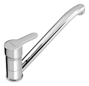 Grifería Para Cocina Monocomando Dique 20-160 - Peirano Plateado Brillante