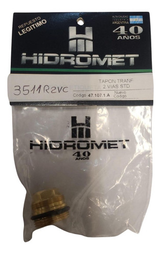 Tapon De Transferencia Repuestos Hidromet 3511r2vc - Imagen 2