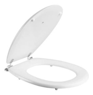 Asiento De Inodoro Paravor Pilar Herraje Cromo