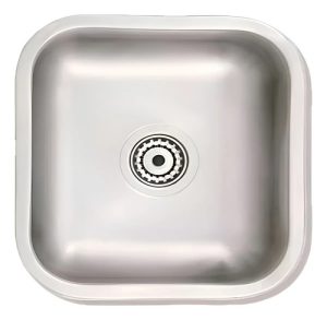 Bacha Cocina Acero Inoxidable Mi Pileta Bajo Mesada 402 Plateado