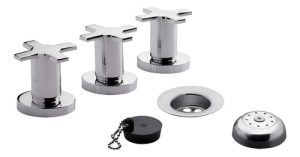 Griferia Bidet Fv Alerce 295/d7  Baño Cierre Ceramico Cromo Cromado