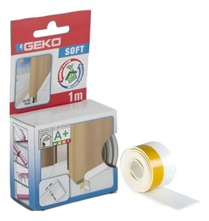 Burlete Bajo Puerta Adhesivo Soft - Geko Blanco Soft