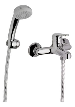 Griferia Ducha Y Bañera Exterior Fv Arizona Monoc 310/b1 Plateado Cromado