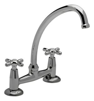 Griferia Cocina Mesada Fv Newport Plus 0413/B2P Dos Llaves