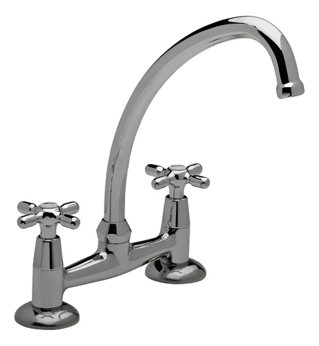 Griferia Cocina Mesada Fv Newport Plus 0413/B2P Dos Llaves