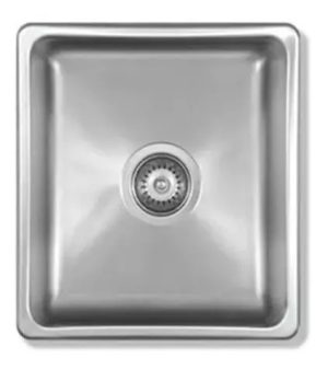 Bacha Cocina Acero Inoxidable Cuadrada Lujo 782e Mi Pileta No Aplica