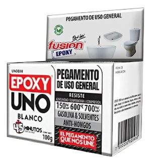 Pegamento Fusión Epoxy De Uso General Blanco X 100gr Blanco