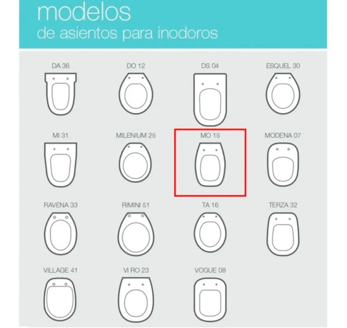 Asiento Tapa Inodoro Para Roca Monaco Derpla Herraje Nylon - Imagen 4