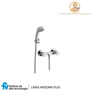 Griferia Ducha y Bañera Exterior FV Arizona Plus 0113/B1P Dos Llaves