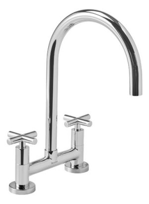 Grifería para Cocina Cromada Valencia 51-122 Peirano Plateado Brillante
