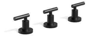 Grifería Para Bidet C/transf. Black Hidromet Negro Mate