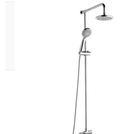 Griferia Baño Fv Monoc. Ducha Ext.y Duchador Puelo 312/b5 Plateado Cromado