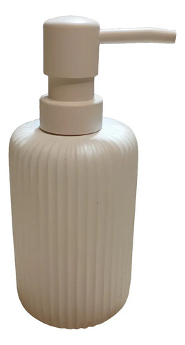 Dispenser Para Jabón Liquido Tramado Color Blanco Blanco