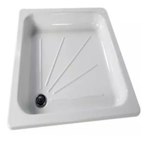 Plato Receptáculo Ducha Bañera Acero Esmaltado 80x80