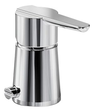 Grifería Para Bidet C/transf. Monoc. Cromada. Hidromet Flat