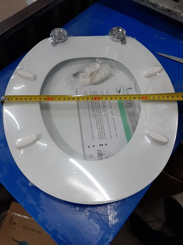 Asiento Tapa Inodoro Mdf Laqueado Blanco Andino Derpla Blanco - Imagen 6