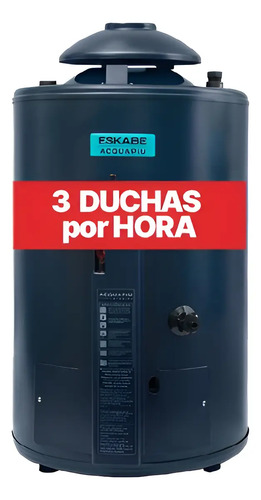 Termotanque de Alta Recuperación H-360 Acquapiú Hybrid4 Eskabe Azul