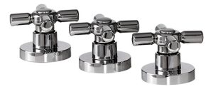 Grifería Para Bidet Vigo Cromada Tipo Cruz Gn0021 - Majos Plateado Cromado