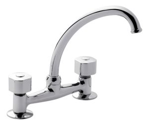 Griferia Fv Arizona Plus Cocina Mesada Canilla 0413/b1p Blanco