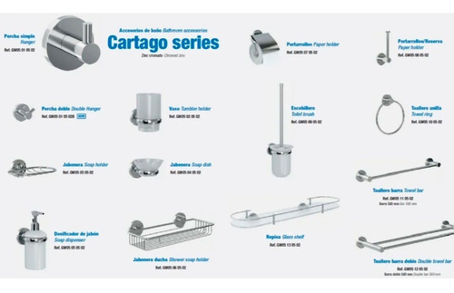 Toallero Aro Accesorios Genebre Genwec Cartago Cromo - Imagen 8