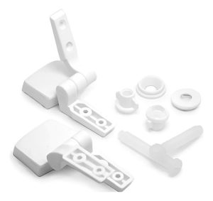 Herrajes Plasticos Librito Nylon Corredera Derpla Pringles Blanco