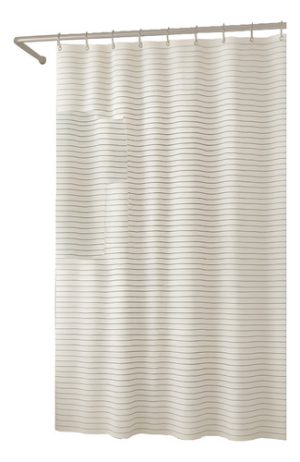 Cortina De Baño De Teflon Estampada - Dakota Gris 180x180 Gris Dakota