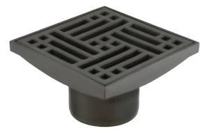 Embudo Vertical D/110mm C/reja Plástica D/20x20 - Duratop