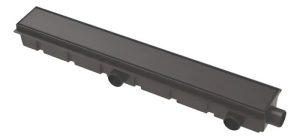 Rejilla Lineal Encastrable De 60cm Color Negro 12125 - Ideal