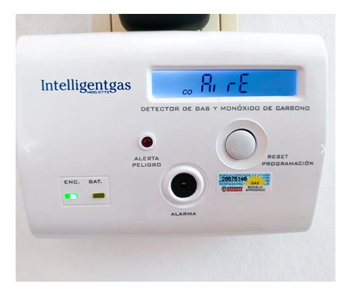 Detector Dual: Gas Y Monóxido De Carbono Pared - Intelligent - Imagen 2