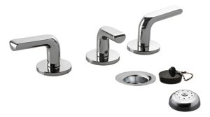 Grifería Para Bidet Cromado Ciprés 0295/n2 - Fv Plateado Cromado