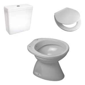 Combo Capea Italiana 10 Inodoro Corto Tapa Y Mochila Colgar
