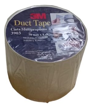 Cinta Duct Tape Multipropósito De 50mm X 9 M Blanco Duct Tape