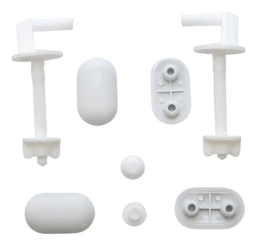 Kit Repuesto Herrajes Asiento Tope Ariel Original Ba 526 Blanco