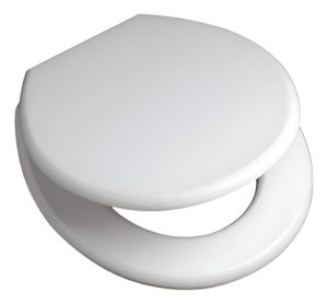 Asiento De Inodoro Paravor Florenci A Herraje Plastico Blanco