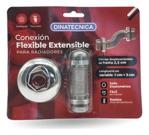 Conexión Flexible Extensible P/radiador De 1/2- Dinatecnica