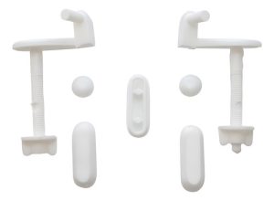 Kit Repuesto Herrajes Asiento Tope Ariel Original Fl 421 Blanco