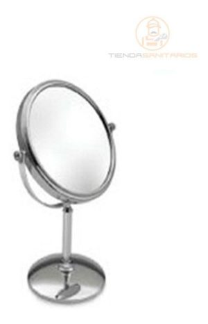 Accesorio Baño Espejo De Pie Apoyo 14 Cm Pringles Acero Inox