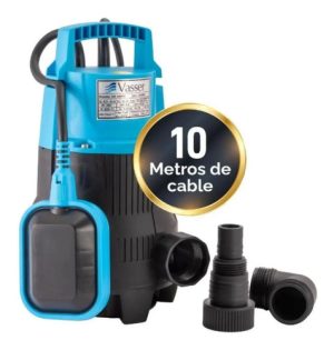 Bomba Desagote Agua Sucia Vasser De400ps 400 Watts 10mt Cabl