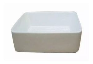 Bacha Pileta Ceramica Apoyo Baño Rectangular 47x37x13 Blanc