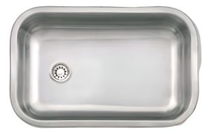 Pileta Cocina Simple Acero Inox 103t 52x32x13 Mi Pileta Plateado