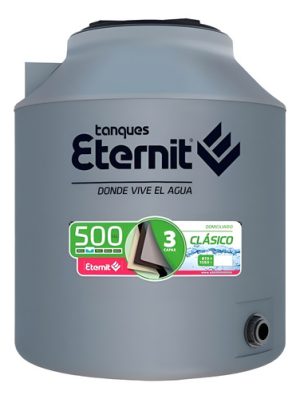 Tanque De Agua Eternit Clasico Tricapa 500 Lts