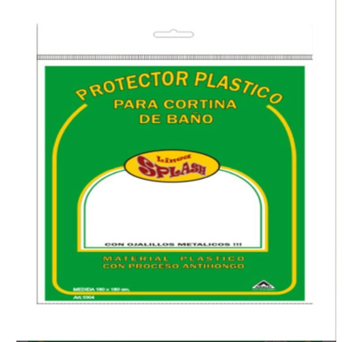 Protector Cortina Baño Economico Transparente O Blanco Antih Blanco
