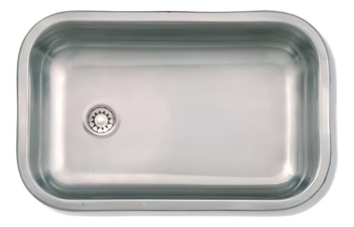Pileta Cocina Acero Inoxidable Simpl 103p 52x32x18 Economica Plateado