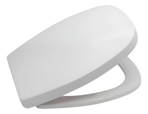 Asiento Tapa Inodoro Adaptable Monaco Ariel Urea Caída Lenta Blanco